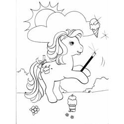 Coloring page: Pony (Animals) #17884 - Free Printable Coloring Pages