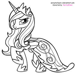 Coloring page: Pony (Animals) #17891 - Printable coloring pages
