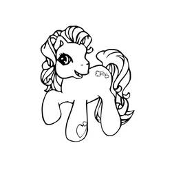 Coloring page: Pony (Animals) #17893 - Free Printable Coloring Pages