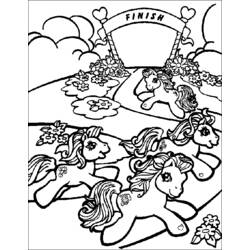 Coloring page: Pony (Animals) #17979 - Free Printable Coloring Pages