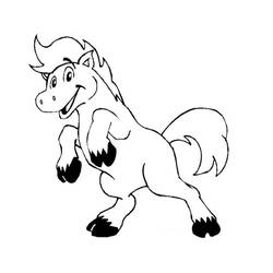 Coloring page: Pony (Animals) #17984 - Free Printable Coloring Pages
