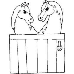 Coloring page: Pony (Animals) #18002 - Free Printable Coloring Pages