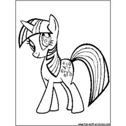 Coloring page: Pony (Animals) #18005 - Free Printable Coloring Pages