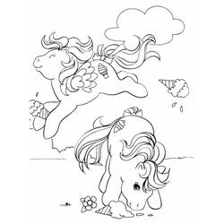 Coloring page: Pony (Animals) #18007 - Free Printable Coloring Pages