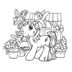 Coloring page: Pony (Animals) #18010 - Printable coloring pages