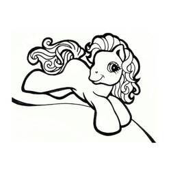 Pony (Animals) coloring page #210325 to print and color