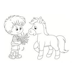 Pony (Animals) coloring page #210327 to print and color