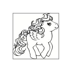 Pony (Animals) coloring page #210328 to print and color