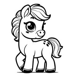 Pony (Animals) coloring page #214232 to print and color