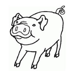 Coloring page: Pork (Animals) #17633 - Printable coloring pages