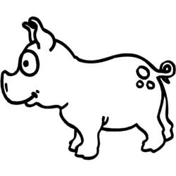 Coloring page: Pork (Animals) #17694 - Printable coloring pages