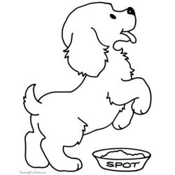 Coloring page: Puppy (Animals) #2890 - Printable coloring pages
