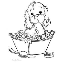 Coloring page: Puppy (Animals) #2909 - Free Printable Coloring Pages