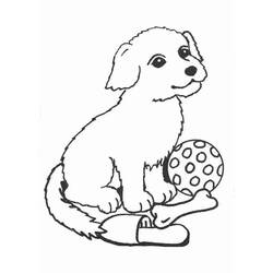 Coloring page: Puppy (Animals) #2913 - Free Printable Coloring Pages