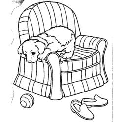 Coloring page: Puppy (Animals) #2917 - Free Printable Coloring Pages