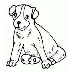Coloring page: Puppy (Animals) #2938 - Free Printable Coloring Pages