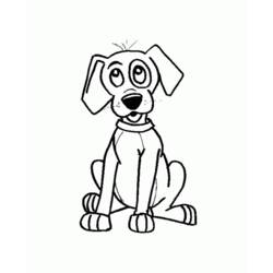 Coloring page: Puppy (Animals) #2963 - Free Printable Coloring Pages