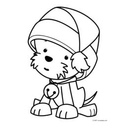 Coloring page: Puppy (Animals) #2966 - Free Printable Coloring Pages