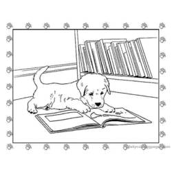 Coloring page: Puppy (Animals) #2973 - Printable coloring pages