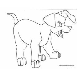 Coloring page: Puppy (Animals) #2981 - Free Printable Coloring Pages