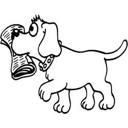 Coloring page: Puppy (Animals) #2985 - Free Printable Coloring Pages