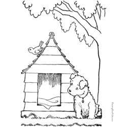 Coloring page: Puppy (Animals) #2994 - Free Printable Coloring Pages