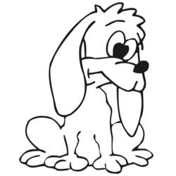 Coloring page: Puppy (Animals) #2998 - Free Printable Coloring Pages