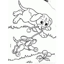 Coloring page: Puppy (Animals) #3022 - Free Printable Coloring Pages