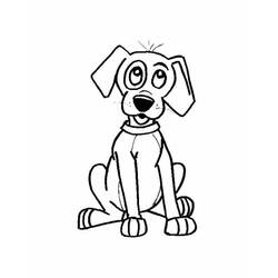 Coloring page: Puppy (Animals) #3027 - Free Printable Coloring Pages