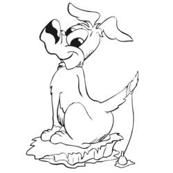 Coloring page: Puppy (Animals) #3063 - Free Printable Coloring Pages