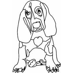Coloring page: Puppy (Animals) #3064 - Free Printable Coloring Pages