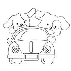 Coloring page: Puppy (Animals) #3074 - Free Printable Coloring Pages