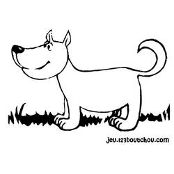 Coloring page: Puppy (Animals) #3089 - Free Printable Coloring Pages