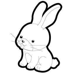 Rabbit (Animals) coloring page #177167 to print and color