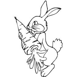 Rabbit (Animals) coloring page #177182 to print and color