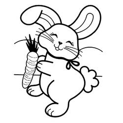 Rabbit (Animals) coloring page #177183 to print and color