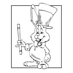 Rabbit (Animals) coloring page #177192 to print and color