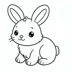 Rabbit (Animals) coloring page #216898 to print and color