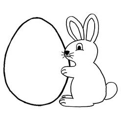 Coloring page: Rabbit (Animals) #9513 - Printable coloring pages