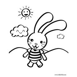 Coloring page: Rabbit (Animals) #9518 - Free Printable Coloring Pages