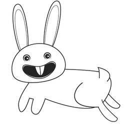 Coloring page: Rabbit (Animals) #9523 - Free Printable Coloring Pages