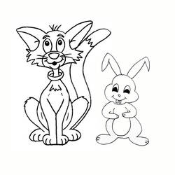 Coloring page: Rabbit (Animals) #9524 - Free Printable Coloring Pages