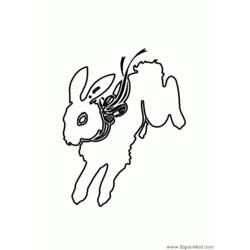 Coloring page: Rabbit (Animals) #9550 - Free Printable Coloring Pages