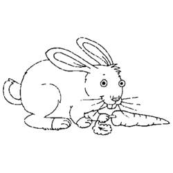 Coloring page: Rabbit (Animals) #9566 - Free Printable Coloring Pages