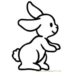 Coloring page: Rabbit (Animals) #9568 - Printable coloring pages