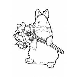 Coloring page: Rabbit (Animals) #9575 - Free Printable Coloring Pages