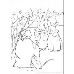 Coloring page: Rabbit (Animals) #9605 - Free Printable Coloring Pages