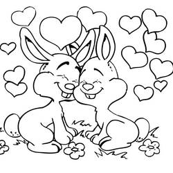 Coloring page: Rabbit (Animals) #9617 - Free Printable Coloring Pages
