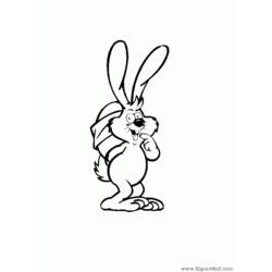 Coloring page: Rabbit (Animals) #9628 - Free Printable Coloring Pages
