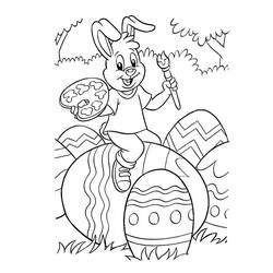 Coloring page: Rabbit (Animals) #9640 - Free Printable Coloring Pages